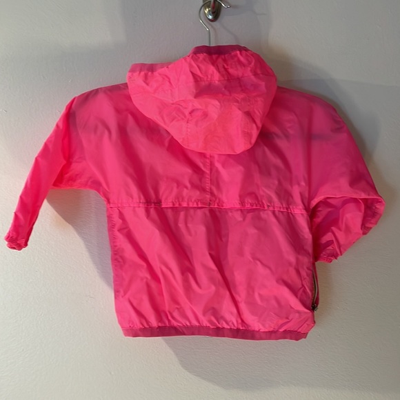 K-Way Neon Pink Hooded Windbreaker - Picture 4 of 5